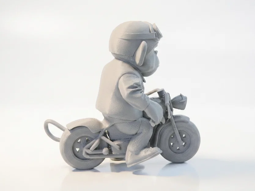Mô hình Khỉ Biker Cực Chất - Tượng Động Vật Sưu Tầm In 3D - Image 3