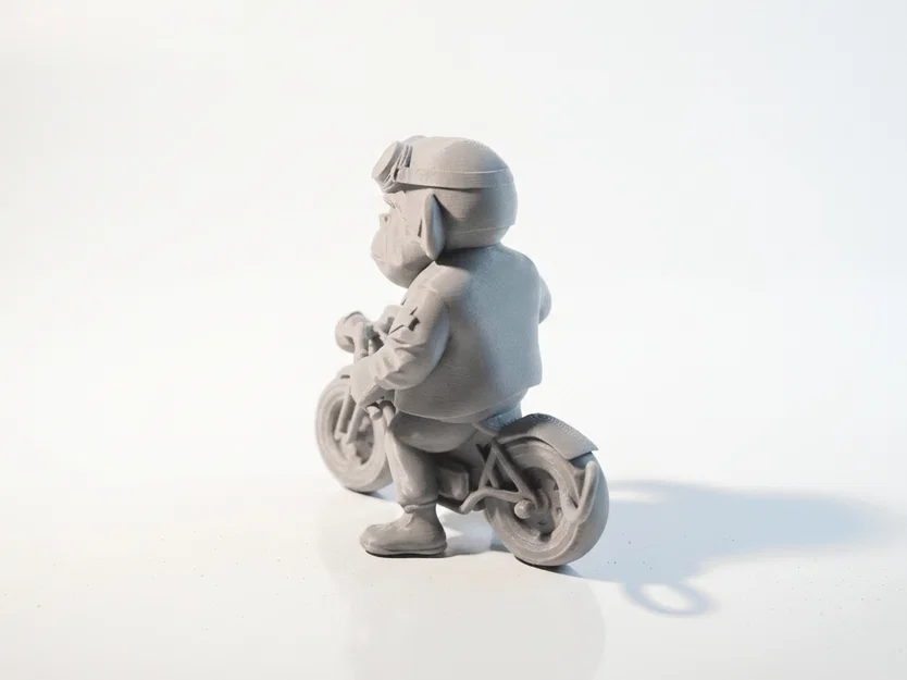 Mô hình Khỉ Biker Cực Chất - Tượng Động Vật Sưu Tầm In 3D - Image 4