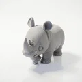 Mô hình tê giác con đáng yêu - File in 3D chất lượng cao - Thumbnail 1