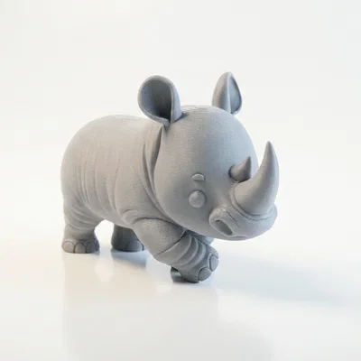 Mô hình tê giác con đáng yêu - File in 3D chất lượng cao