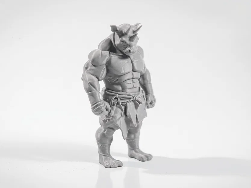 Mô hình chiến binh tê giác 3D (Rhino Man Warrior) - File in 3D giả tưởng - Image 2