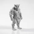 Mô hình chiến binh tê giác 3D (Rhino Man Warrior) - File in 3D giả tưởng - Thumbnail 2