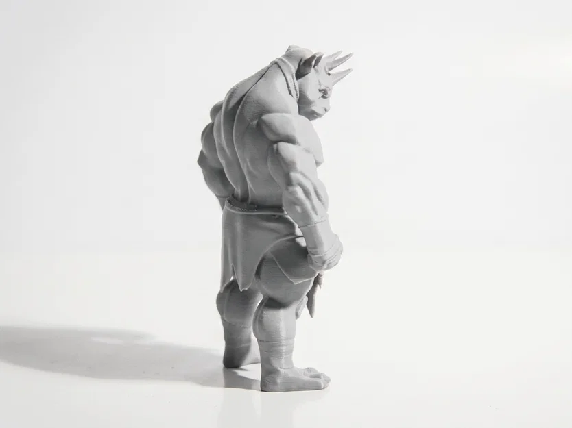 Mô hình chiến binh tê giác 3D (Rhino Man Warrior) - File in 3D giả tưởng - Image 3