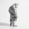 Mô hình chiến binh tê giác 3D (Rhino Man Warrior) - File in 3D giả tưởng - Thumbnail 3