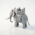 Mô hình Voi Hoàng Gia chở Lâu đài 3D - Royal Elephant Castle - Thumbnail 4