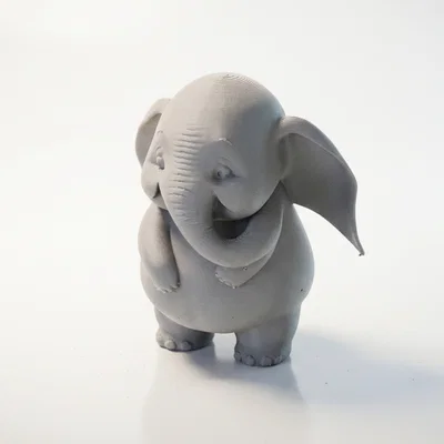 Mô hình tượng chú voi buồn dễ thương có thể in 3D