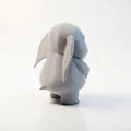 Mô hình tượng chú voi buồn dễ thương có thể in 3D - Thumbnail 3