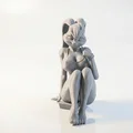 Mô hình chú thỏ ngồi (Sat Bunny) dùng để in 3D - Thumbnail 1