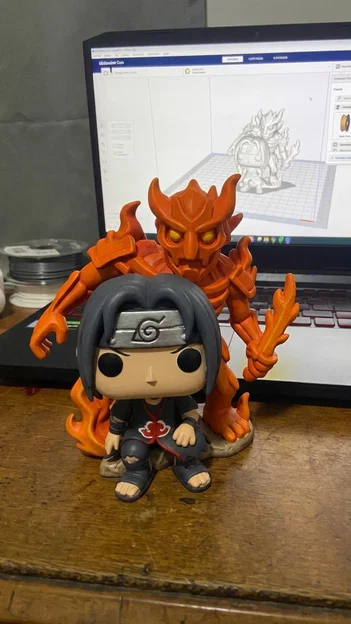 Mô hình Itachi Uchiha kèm Susano phong cách Funko Pop in 3D - Image 1