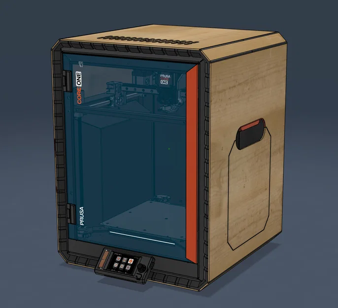 Prusa NoSignature Birch - Bản độ vân gỗ cho máy in Prusa Core One - Image 1