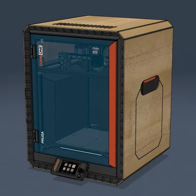 Prusa NoSignature Birch - Bản độ vân gỗ cho máy in Prusa Core One
