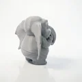 Mô hình 3D Chú Voi Nhỏ Đang Sợ Hãi - Thumbnail 3
