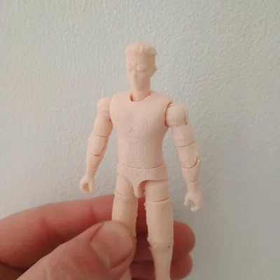 Mô hình Action Figure Invincible - In nguyên khối (Print In Place) - Có khớp nối