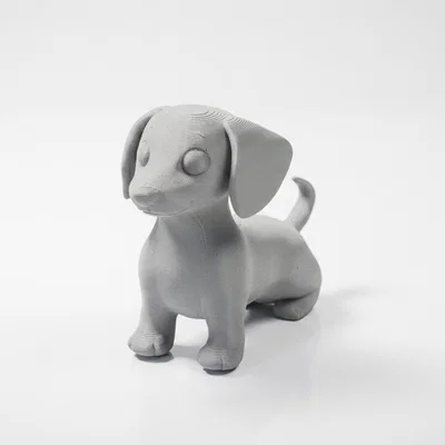 Mô hình chú chó Dachshund đáng yêu (in 3D)