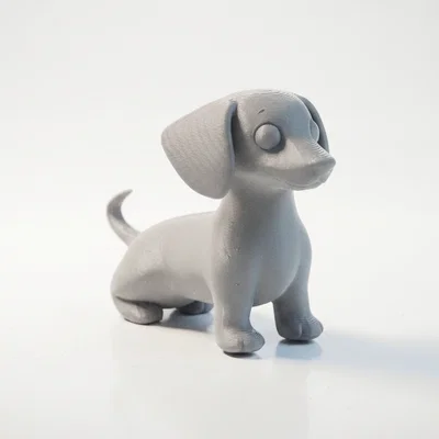 Mô hình chú chó Dachshund đáng yêu (in 3D)