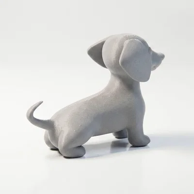 Mô hình chú chó Dachshund đáng yêu (in 3D)