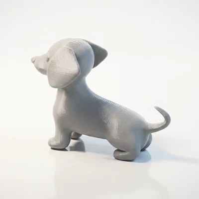 Mô hình chú chó Dachshund đáng yêu (in 3D)
