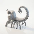 Mô hình sinh vật lai Bọ Cạp - Bò Tót in 3D (Scorpion Bull Hybrid) - Thumbnail 1