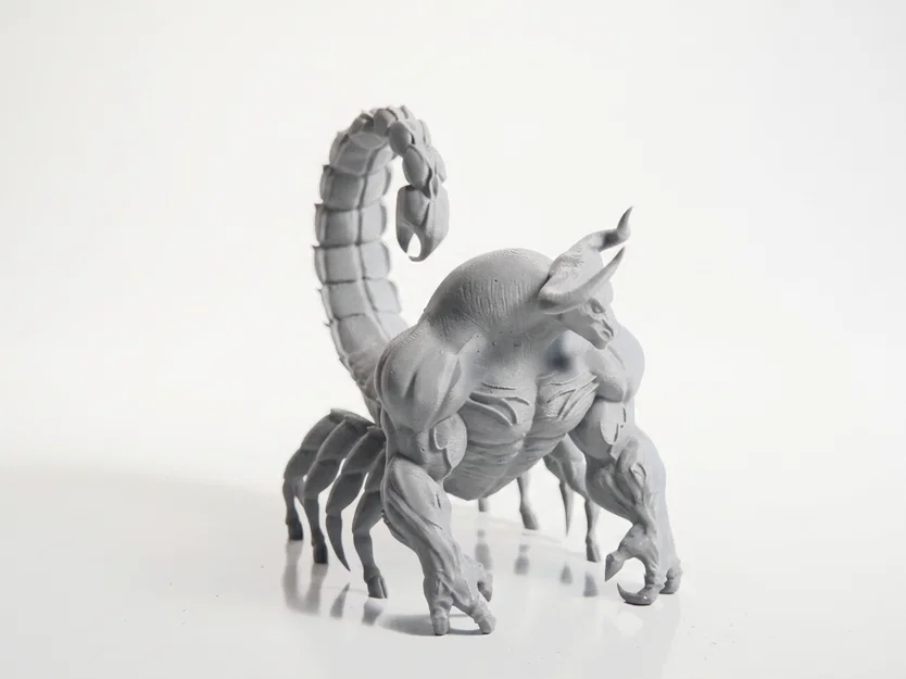 Mô hình sinh vật lai Bọ Cạp - Bò Tót in 3D (Scorpion Bull Hybrid) - Image 3