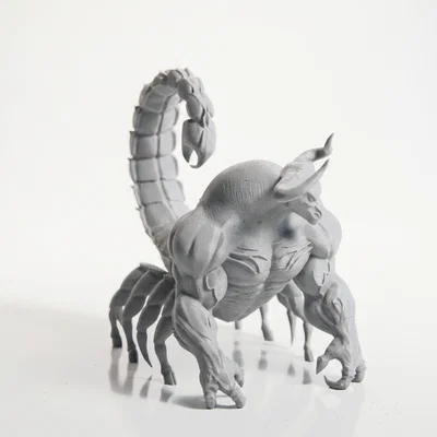 Mô hình sinh vật lai Bọ Cạp - Bò Tót in 3D (Scorpion Bull Hybrid)