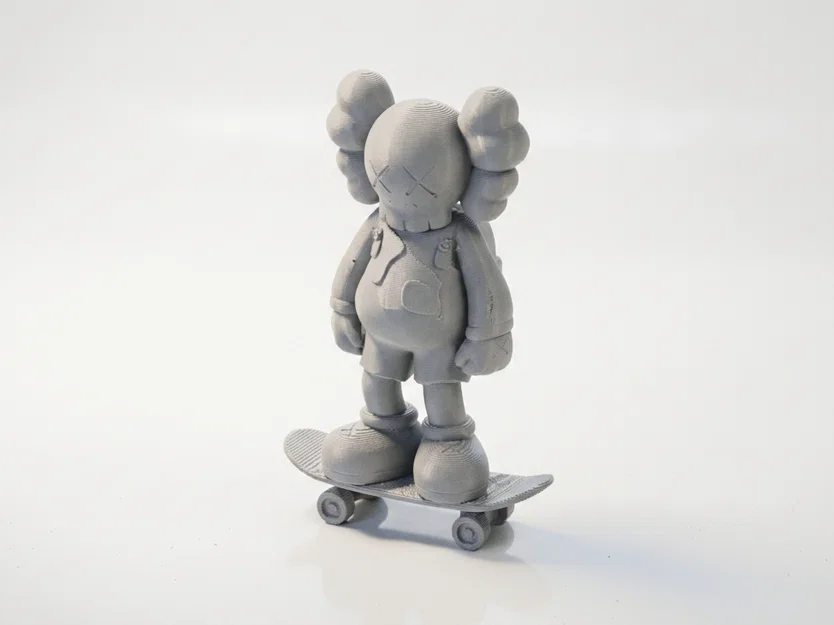 Mô hình chú voi trượt ván 3D - Skater Elephant - Image 1