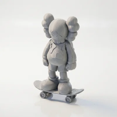 Mô hình chú voi trượt ván 3D - Skater Elephant