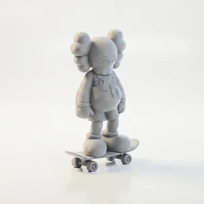 Mô hình chú voi trượt ván 3D - Skater Elephant