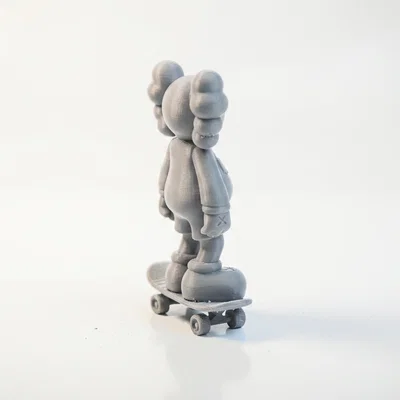 Mô hình chú voi trượt ván 3D - Skater Elephant