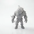 Mô Hình 3D Chiến Binh Cá Mập - Shark Man Warrior 3D Printable - Thumbnail 1