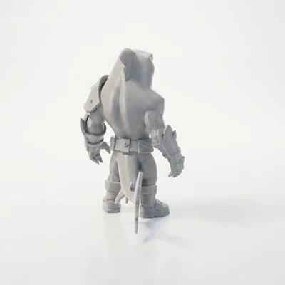 Mô Hình 3D Chiến Binh Cá Mập - Shark Man Warrior 3D Printable