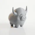 Mô hình chú bò tót dễ thương - Tượng 3D trang trí độc đáo - Thumbnail 2