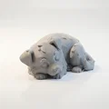 Mô hình tượng chú chó đang ngủ - File in 3D nghệ thuật - Thumbnail 2
