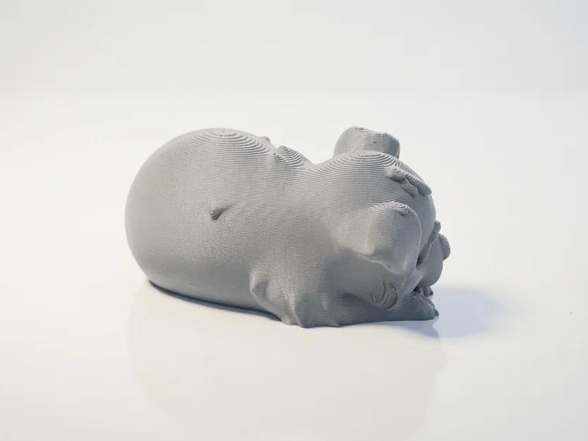 Mô hình tượng chú chó đang ngủ - File in 3D nghệ thuật - Image 3