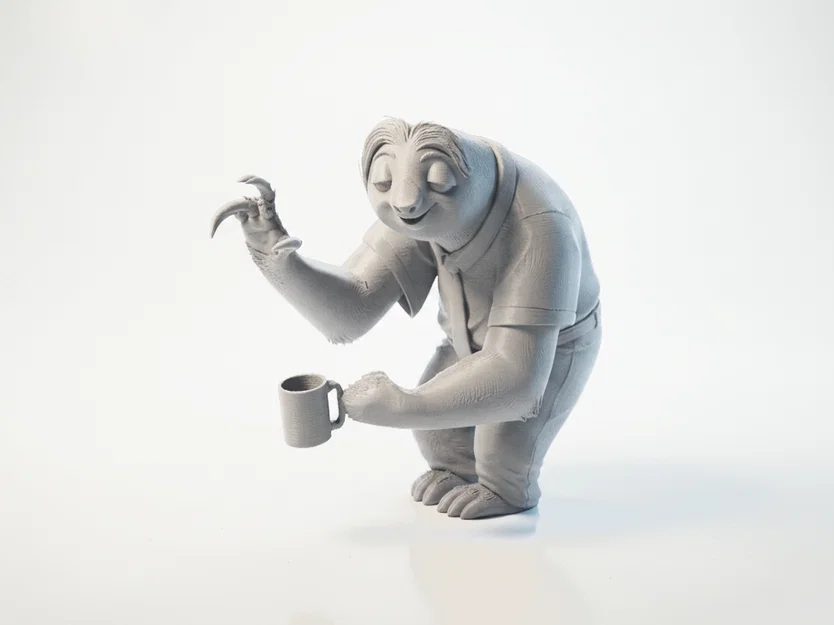Mô hình chú lười (Sloth) - Tượng 3D dễ thương trang trí bàn làm việc - Image 1