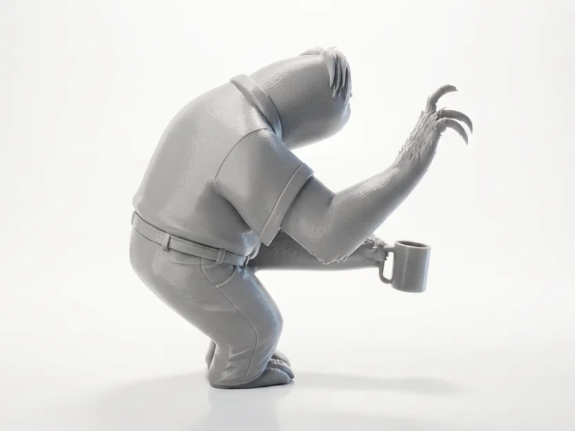 Mô hình chú lười (Sloth) - Tượng 3D dễ thương trang trí bàn làm việc - Image 3
