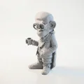 Mô hình chú khỉ hút thuốc 3D - Tượng trang trí bàn làm việc độc đáo - Thumbnail 1