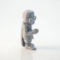 Mô hình chú khỉ hút thuốc 3D - Tượng trang trí bàn làm việc độc đáo - Thumbnail 3