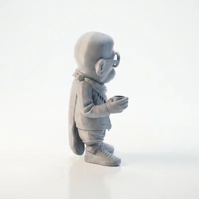 Mô hình chú khỉ hút thuốc 3D - Tượng trang trí bàn làm việc độc đáo