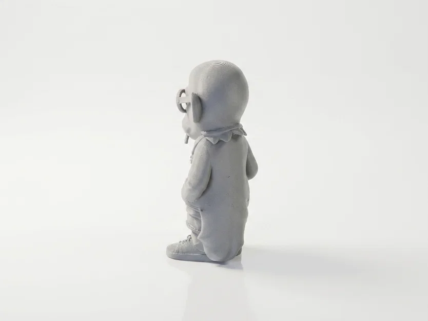 Mô hình chú khỉ hút thuốc 3D - Tượng trang trí bàn làm việc độc đáo - Image 4