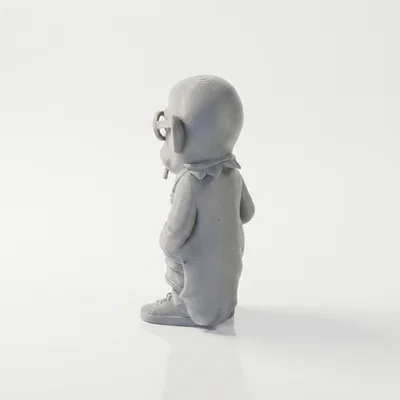 Mô hình chú khỉ hút thuốc 3D - Tượng trang trí bàn làm việc độc đáo