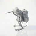 Mô hình ếch hút thuốc 3D - Tượng trang trí động vật độc đáo - Thumbnail 4