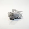 Mô hình tượng chú cá hút thuốc 3D - Thumbnail 1
