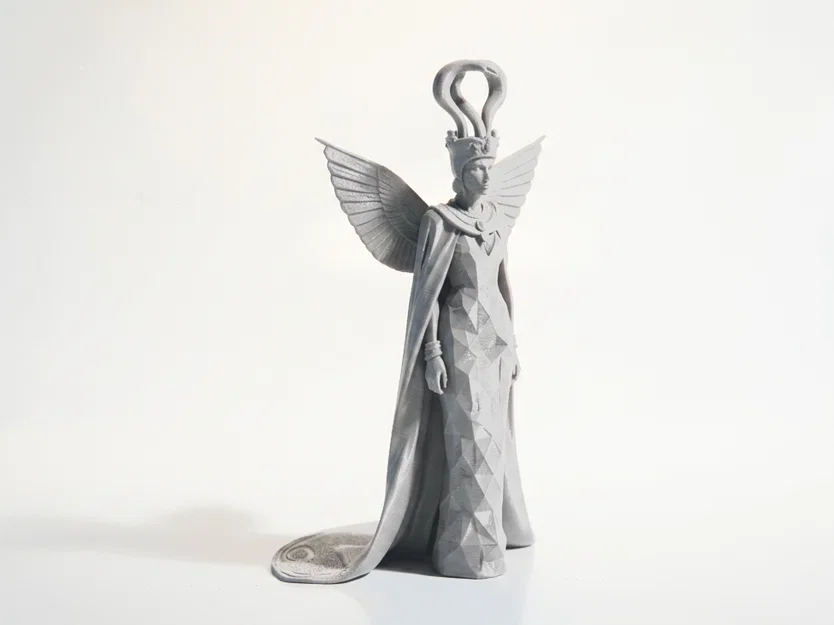 Mô hình tượng Nữ thần Ai Cập có cánh in 3D chủ đề thần thoại - Image 2