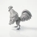 Mô hình 3D tượng gà trống cơ bắp đầy mạnh mẽ - Thumbnail 1