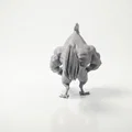 Mô hình 3D tượng gà trống cơ bắp đầy mạnh mẽ - Thumbnail 4