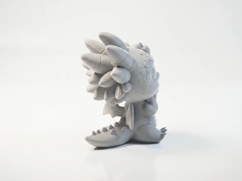 Mô hình rồng nhỏ ngạc nhiên in 3D (Surprised Dragon Figurine) - Image 3