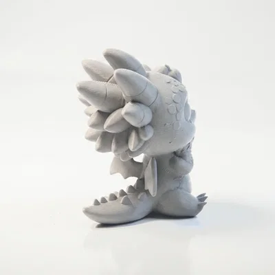 Mô hình rồng nhỏ ngạc nhiên in 3D (Surprised Dragon Figurine)