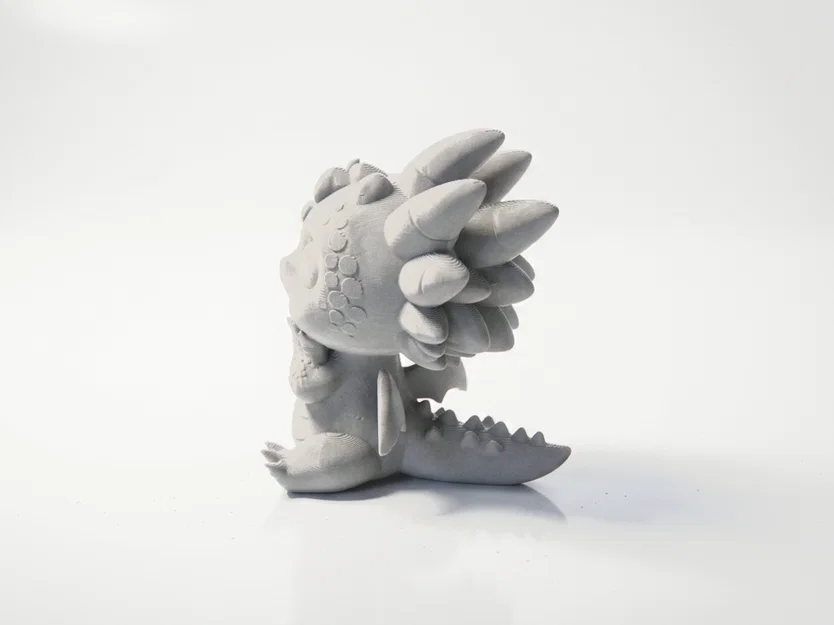Mô hình rồng nhỏ ngạc nhiên in 3D (Surprised Dragon Figurine) - Image 4