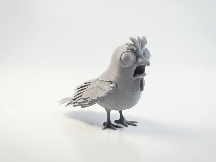 Mô hình gà mái ngạc nhiên 3D đáng yêu - Image 2