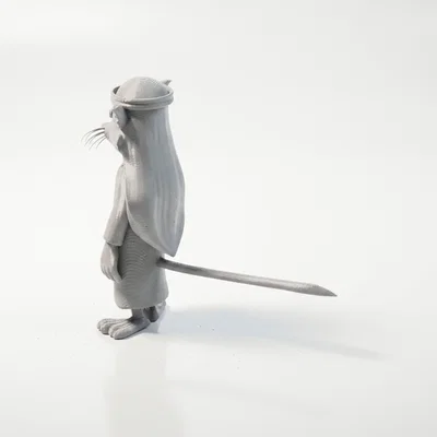 Mô Hình Tượng Chiến Binh Mèo Sưu Tầm - File In 3D